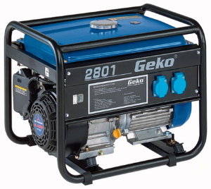 GEKO 2801 E-A/MHBA Бензиновый портативный генератор GEKO 2801 E-A/MHBA максимальная мощность 2,5 кВА, напряжение 230В. На базе двигателя MITSUBISHI