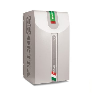 ORTEA VEGA 15-15/10-20 ORTEA VEGA 15-15/10-20 электромеханический стабилизатор напряжения с роликовым контактором. Мощность подключения до 17 кВА.
